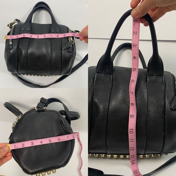 Alexander Wang Rockie Studded Lambskin Leather Bag - Picture 14 of 16